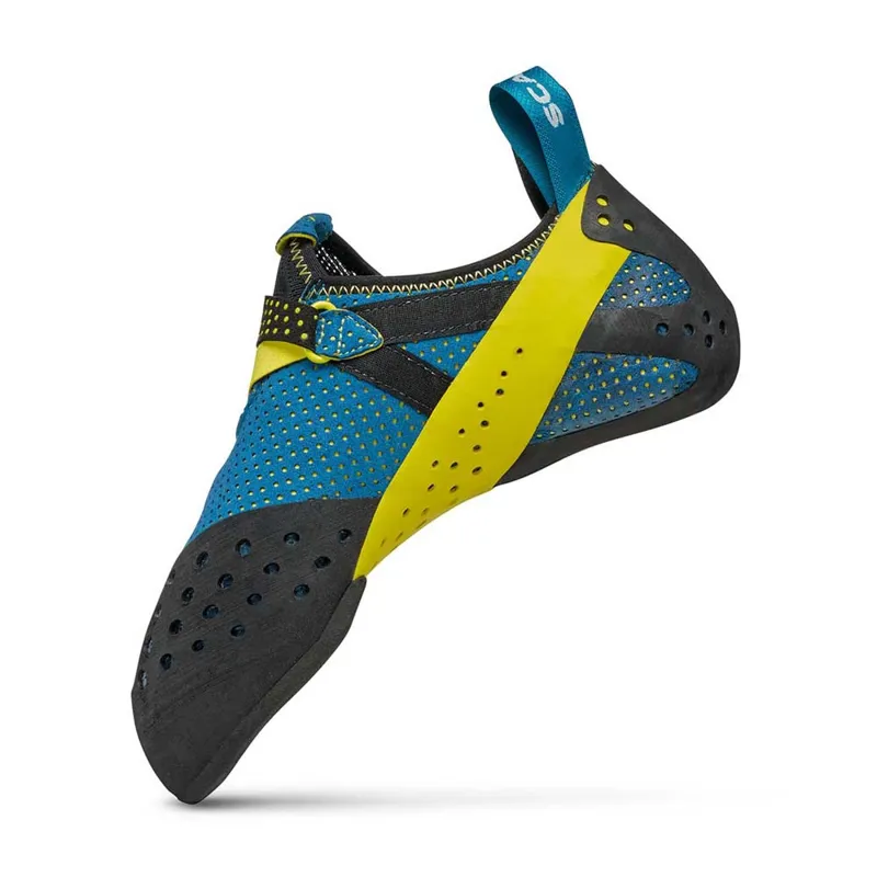 Scarpa Furia Air Climbing Shoes - Baltic Blue-Yellow-4